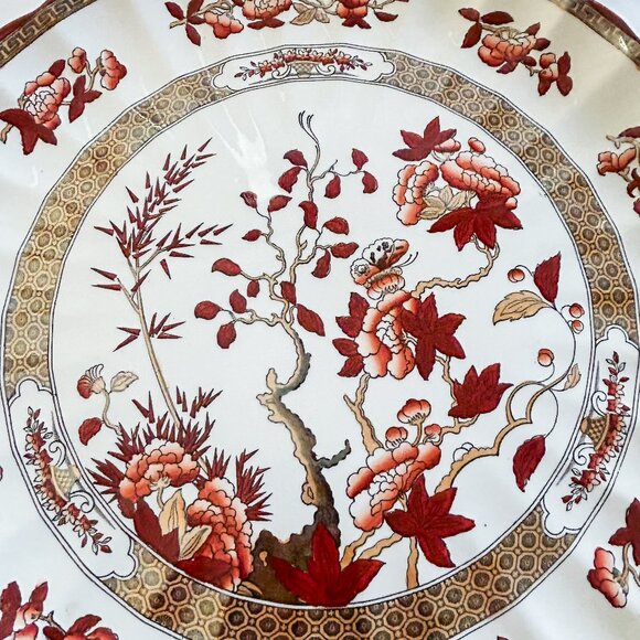 Copeland Spode India Tree Vintage China Round Torte Platter, Rare - Picture 2 of 5